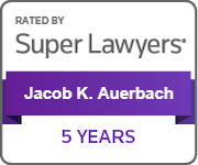 Rated By Super Lawyers | Jacob Auerbach | 5 Years
